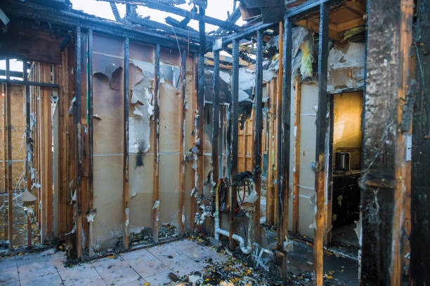 Professional Fire Damage Cleanup technician working in Lebanon, KY
